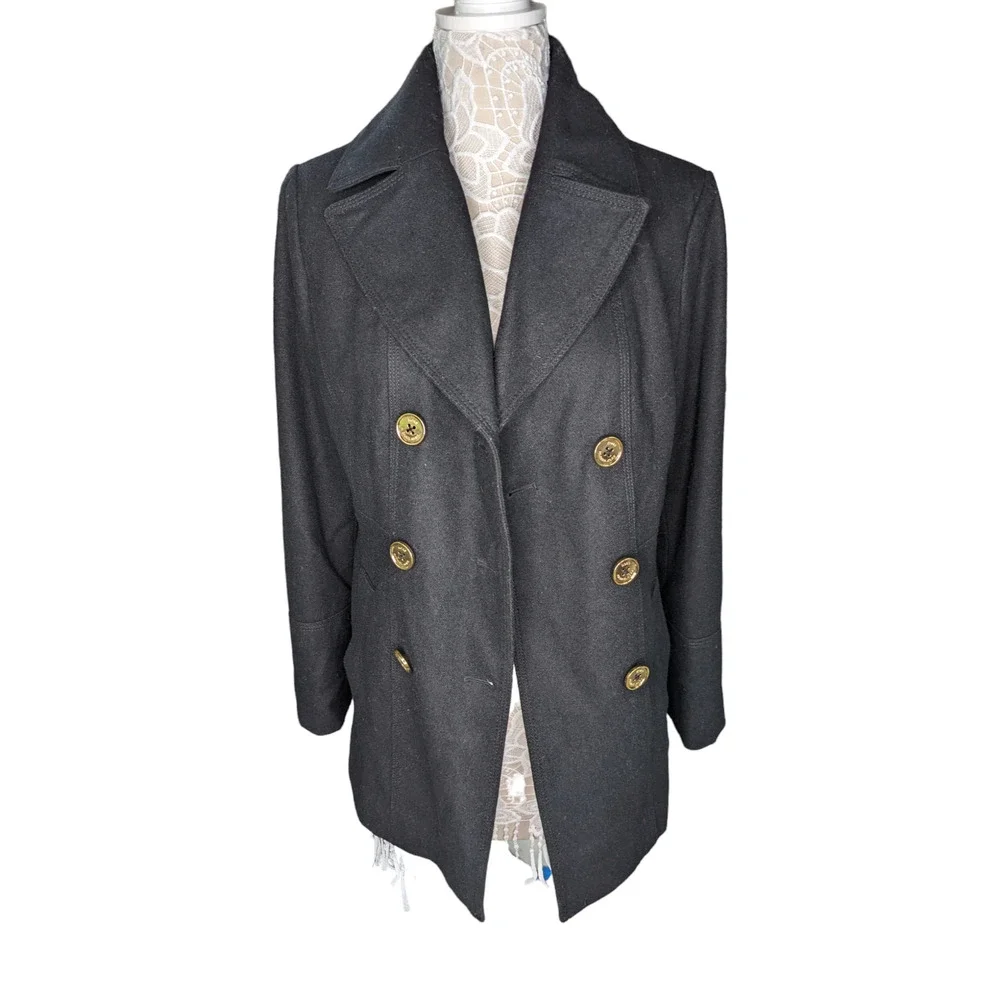 Michael Kors Black Peacoat 8